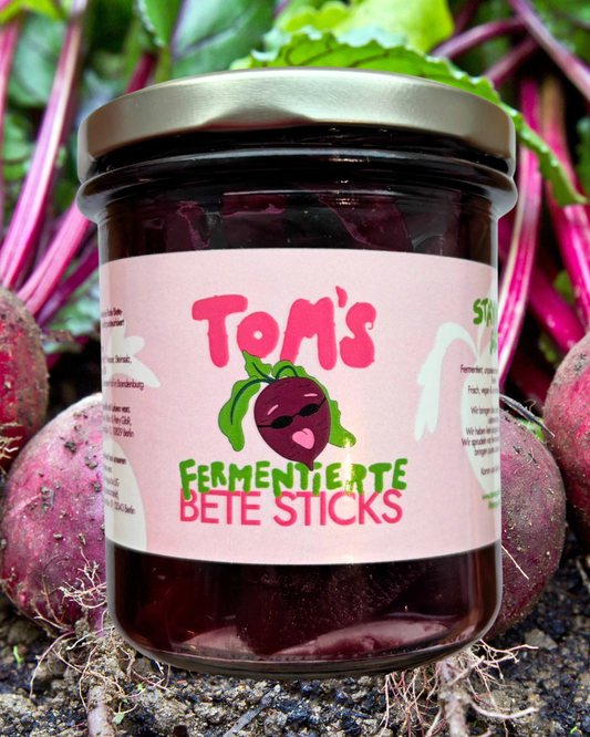 Tom's fermentierte Bete Sticks